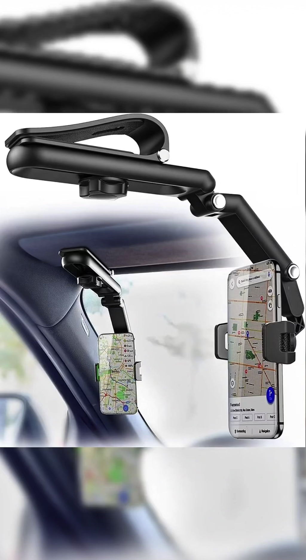 ✅ VisorGrip™ – Soporte Inteligente para Visera